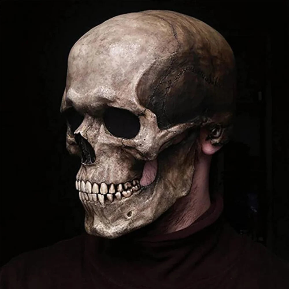 Full-Head Skull Halloween Mask