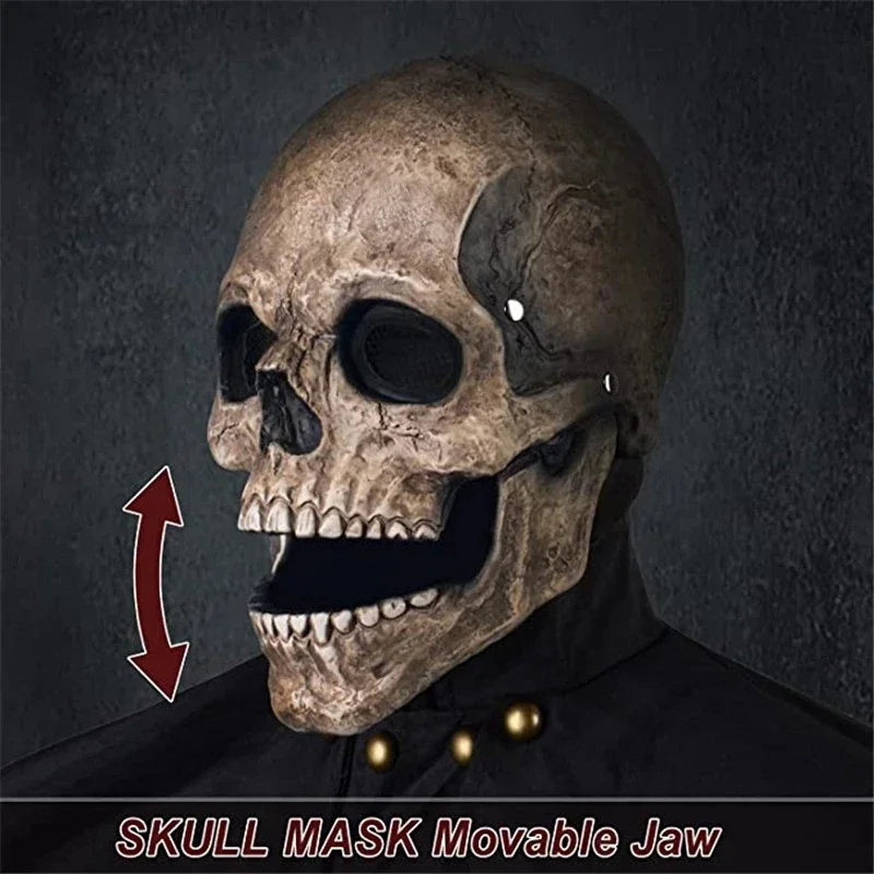 Full-Head Skull Halloween Mask