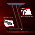 L Shaped Gaming Desk Computer Corner Desk PC Gaming Desk Table with