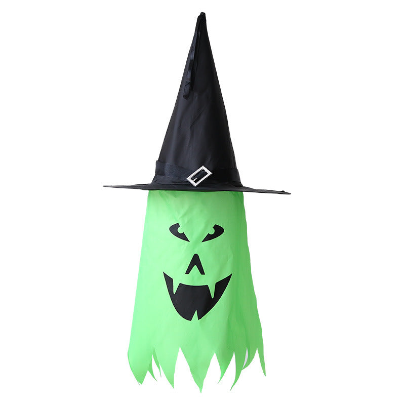 Halloween Colorful Glowing Wizard Hats Decorative Accessory